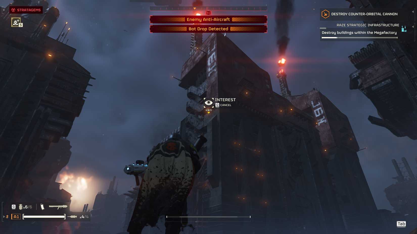 HD2 Raze Strategic Infrastructure Building Target