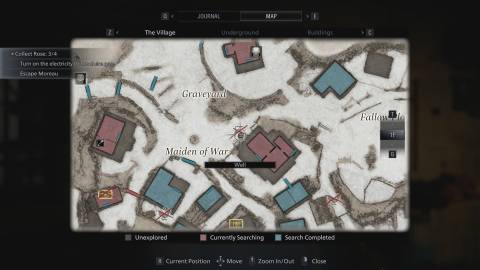 RE8 Wooden Animal Head Map Location