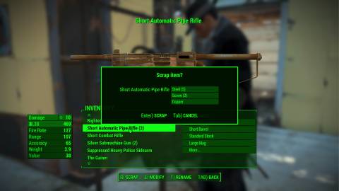FO4 Copper from Pipe Rifle