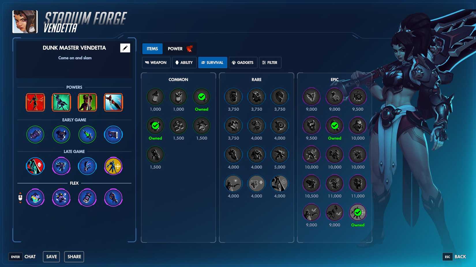 Overwatch Vendetta Overloaded Strike Build