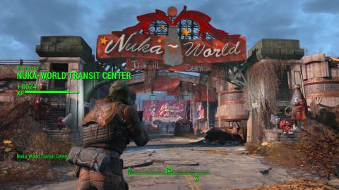 Fallout 4 Nuka World Transit Center Entrance
