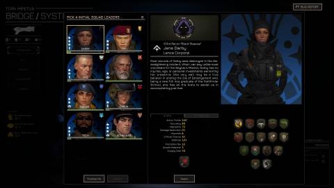 MENACE Starting Squad Leader Selection