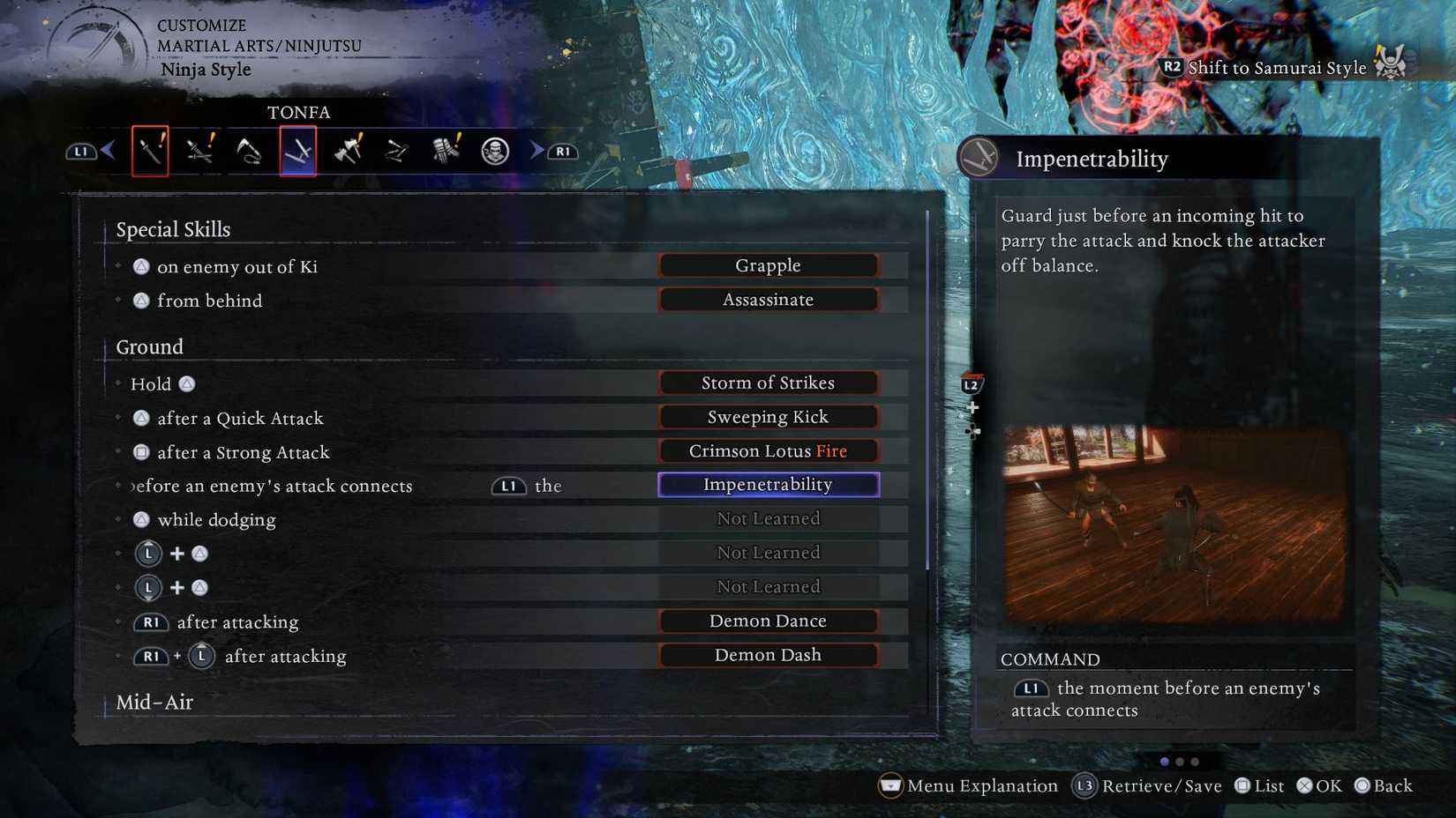 Nioh 3 best tonfa skills