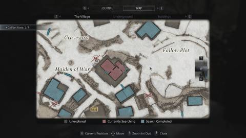 RE8 Wooden Animal Body Map Location