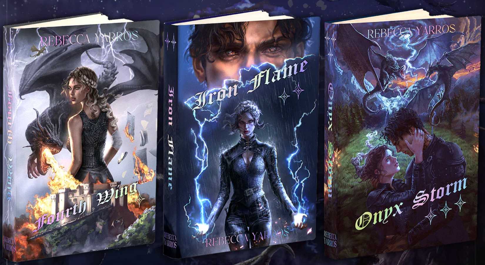 The Fourth Wing Series Dust Jackets