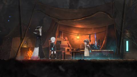 A scene featuring characters in Ender Magnolia Bloom in the Mist (2025)