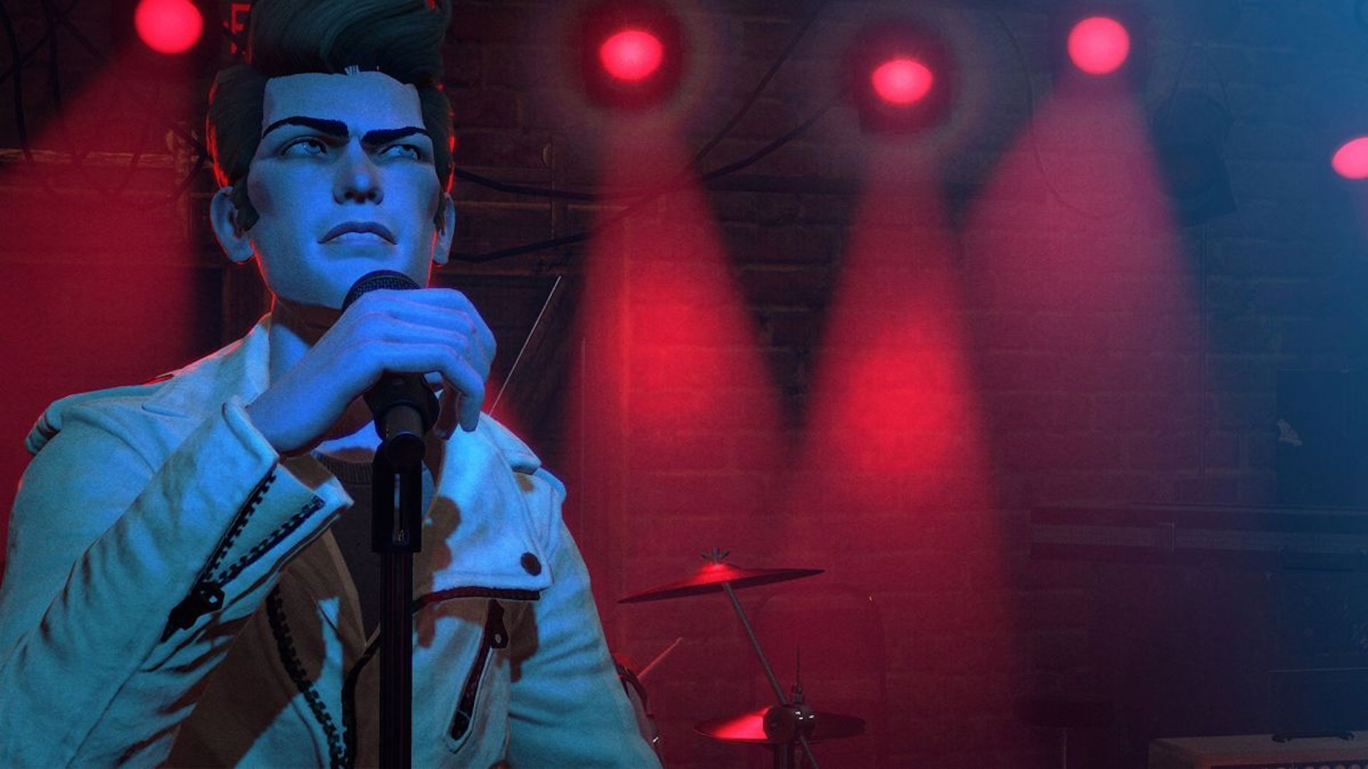 A singer in Rock Band 4 (2015)