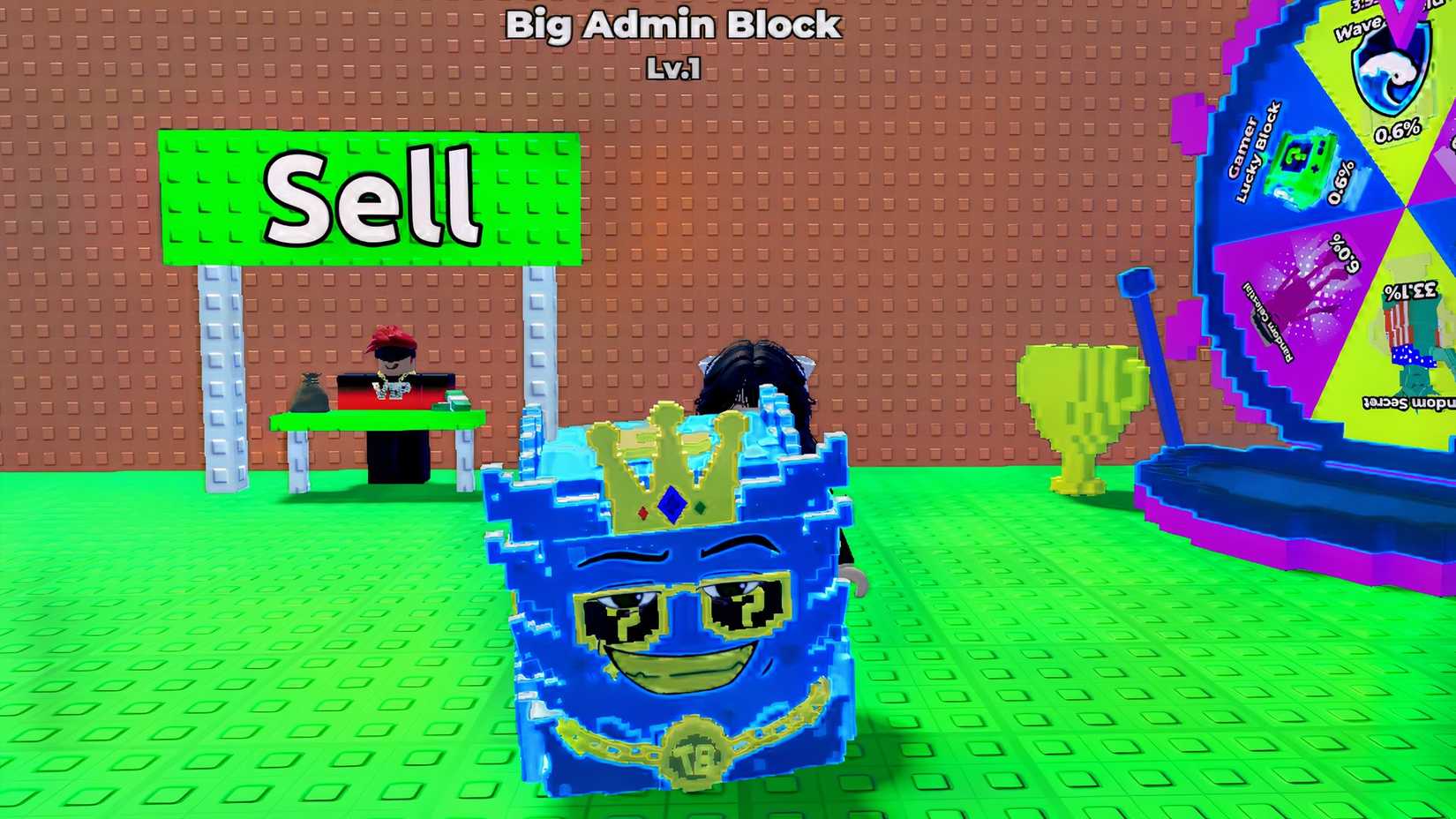 Admin Tsunami Lucky Block Escape for Brainrots