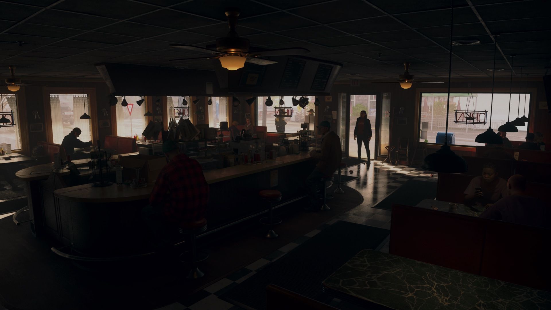 Alan Wake 2 Cafe Screenshot