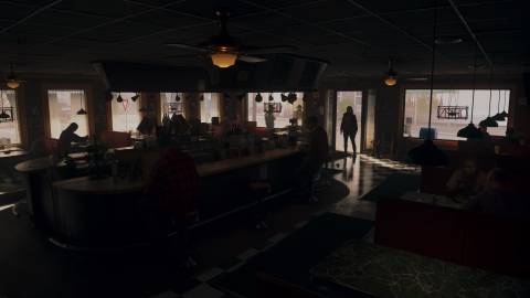 Alan Wake 2 Cafe Screenshot