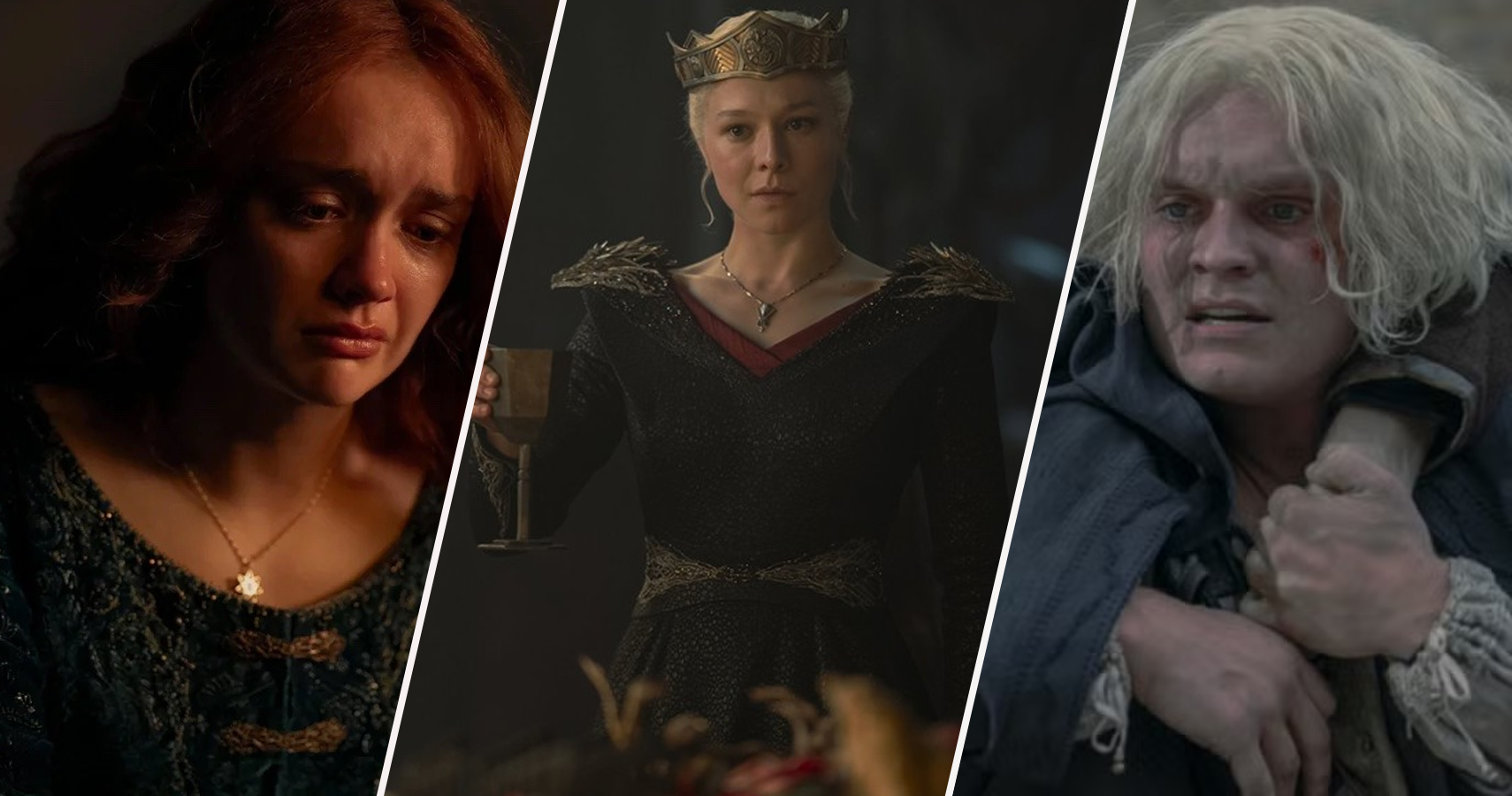 Alicent, Rhaenyra, and Aegon