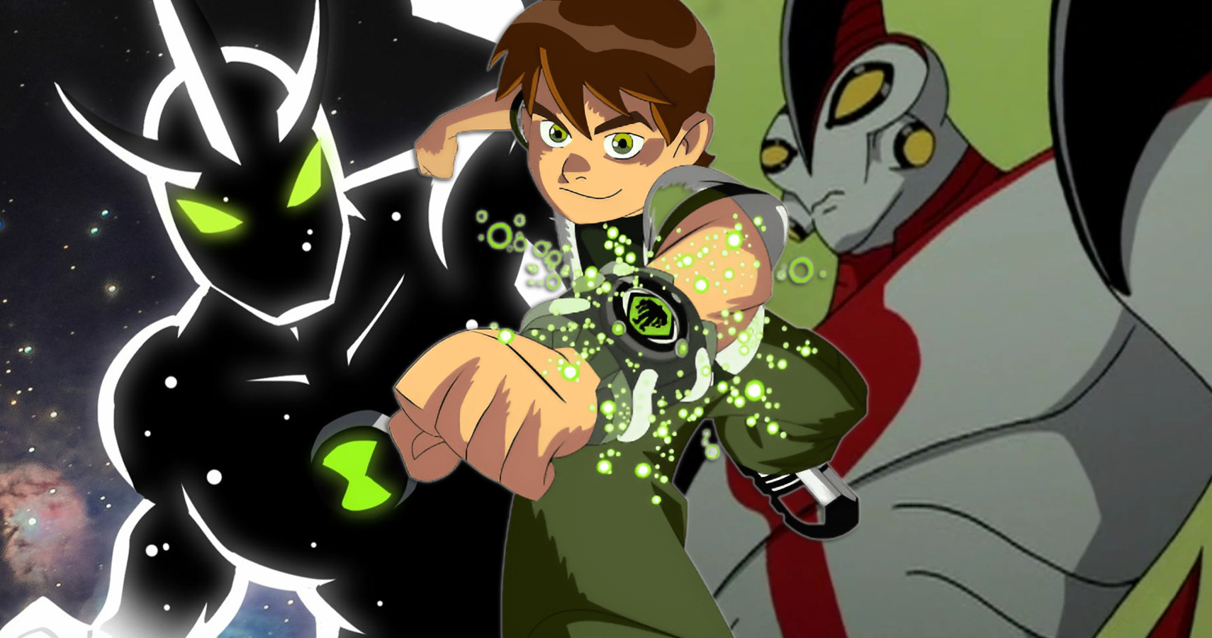 Alien X, Ben Tennyson, and Way Big in Ben 10