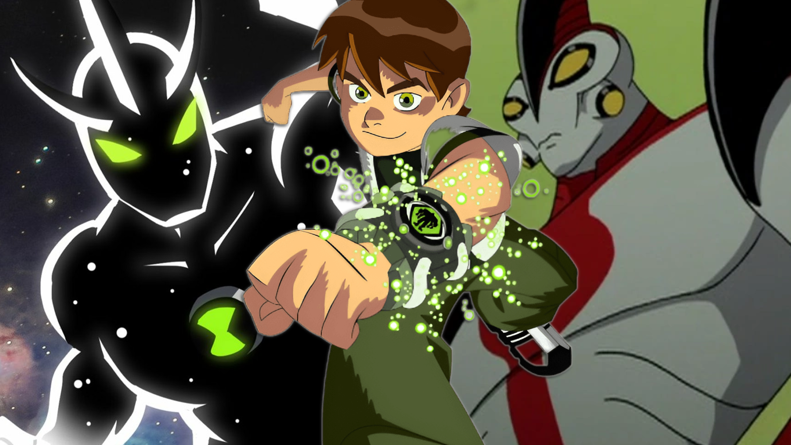 Alien X, Ben Tennyson, and Way Big in Ben 10