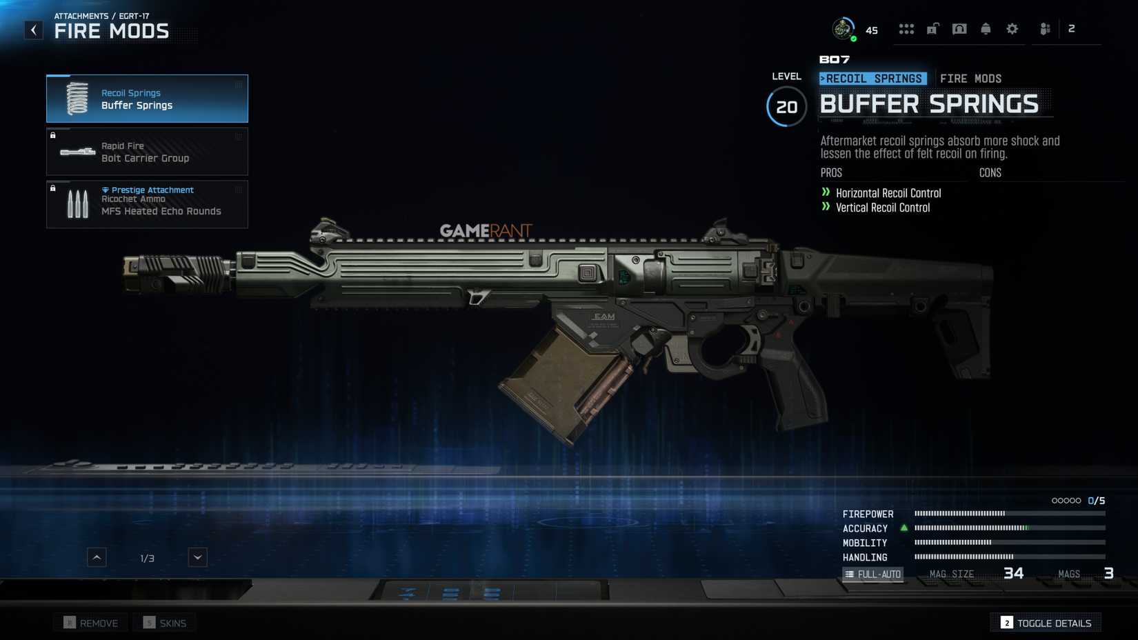 All EGRT-17 Fire Mods - Black Ops 7