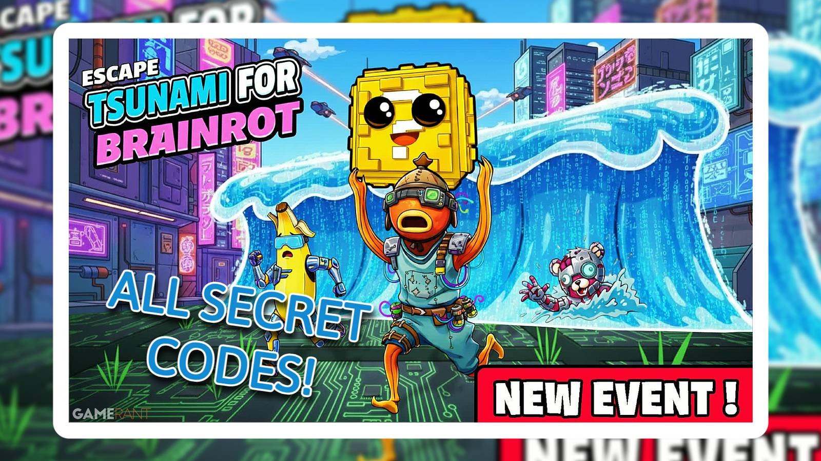 All Escape Tsunami For The Brainrots Codes in Fortnite