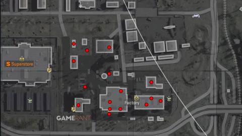 All Factory Cradle Fracture Locations in Warzone