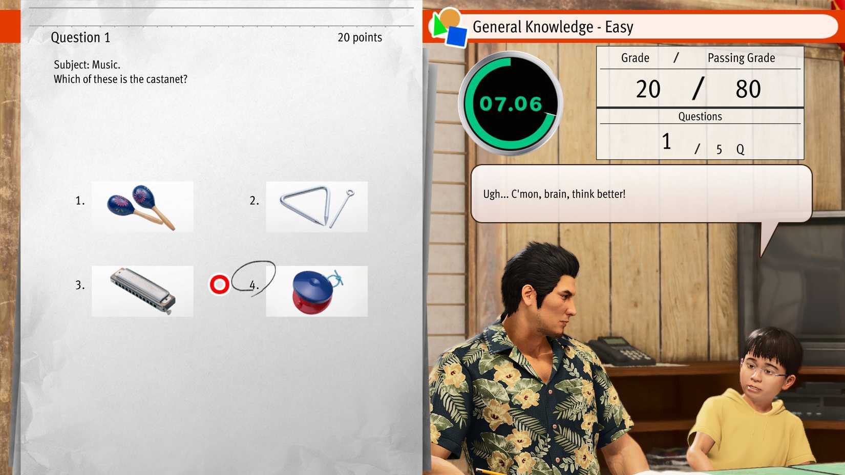 All General Knowledge Questions & Answers in Yakuza Kiwami 3