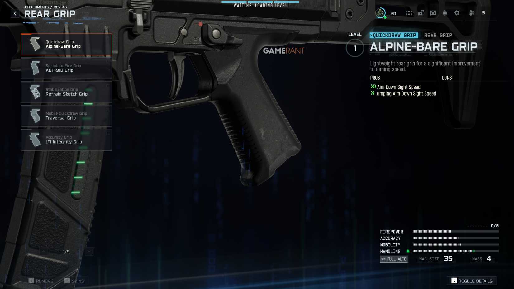 All REV-46 Rear Grips - Black Ops 7