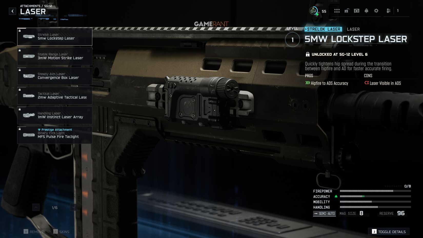 All SG-12 Laser - Black Ops 7