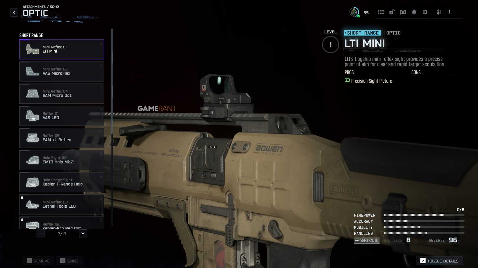 All SG-12 Optics - Black Ops 7