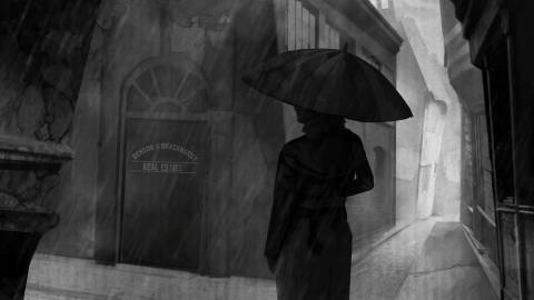 anchorhead woman in street