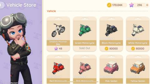 andrew's vehicle store heartopia