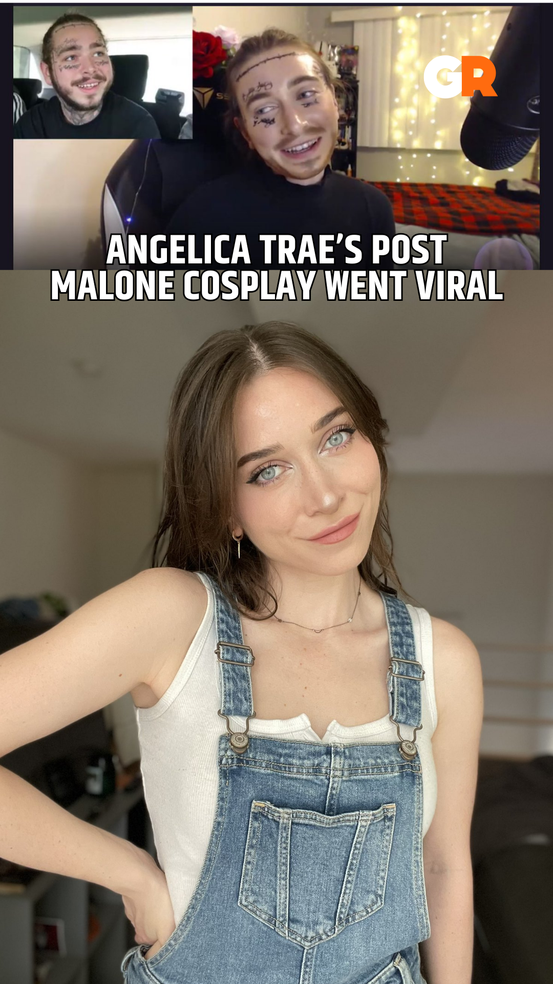 Angelica Trae’s Post Malone cosplay went viral. 