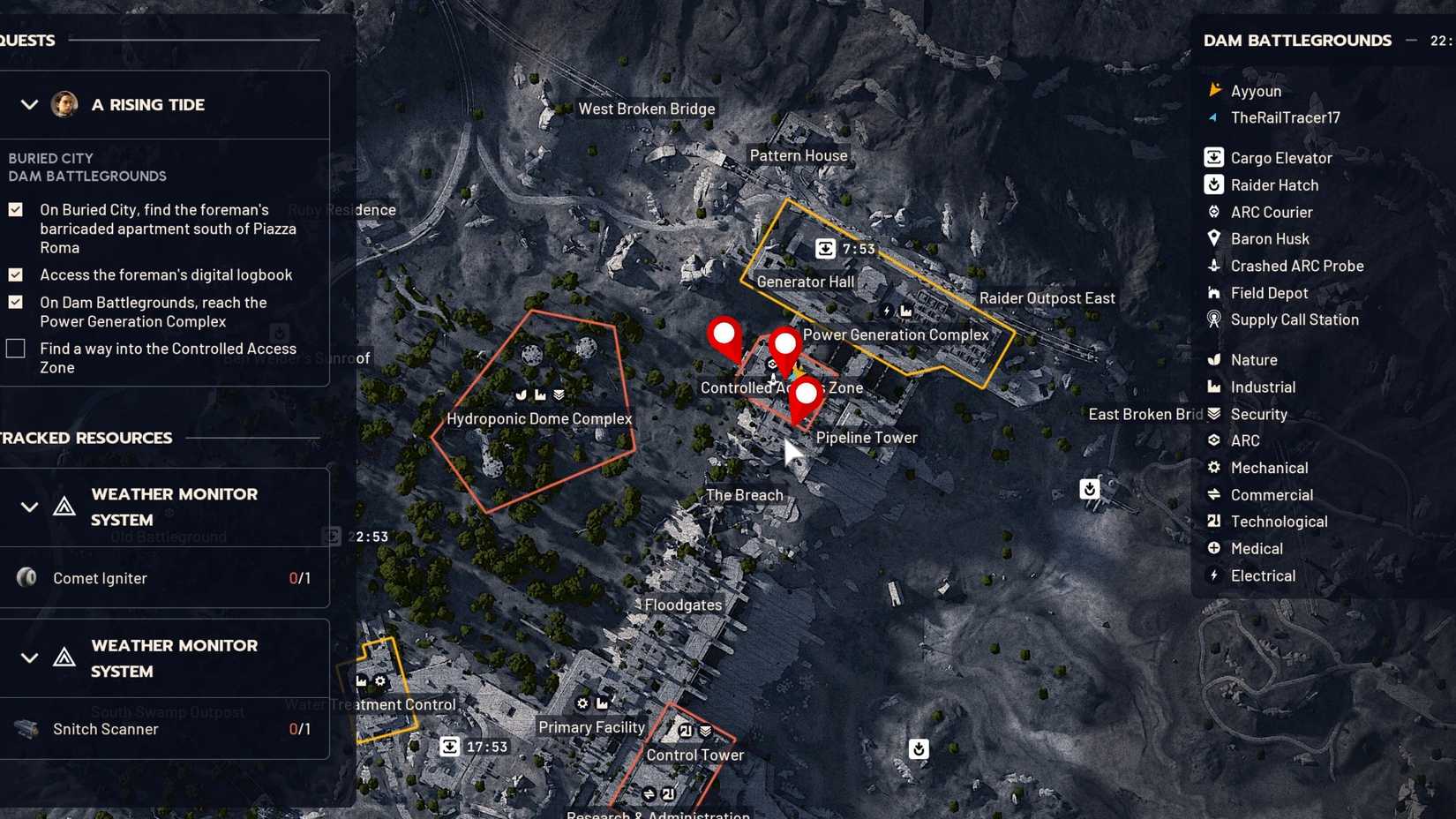 ARC Raiders Controlled Access Zone All entry points