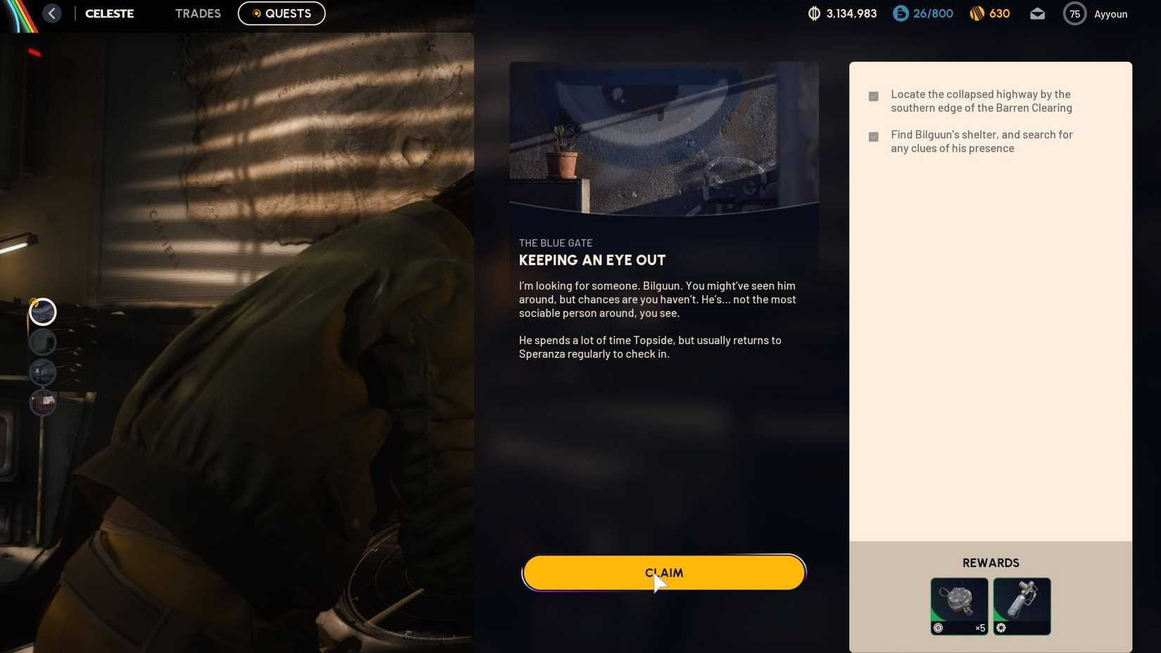 ARC Raiders Keeping an Eye Out Quest Rewards