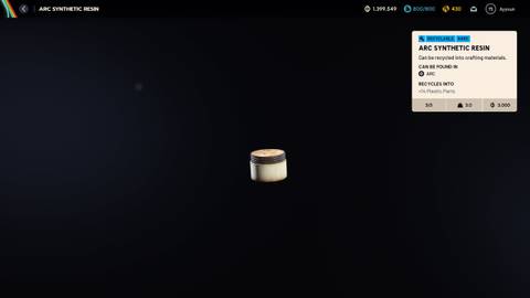 ARC Synthetic Resin ARC Raiders