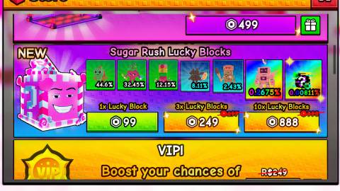 arcade lucky block roblox escape tsunami for brainrots