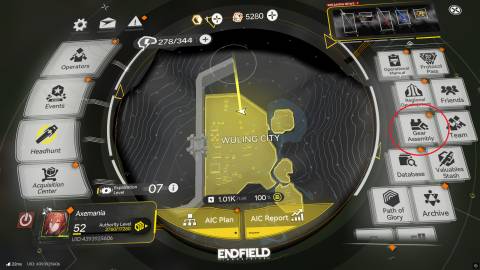 Arknights Endfield Gear Assembly Button