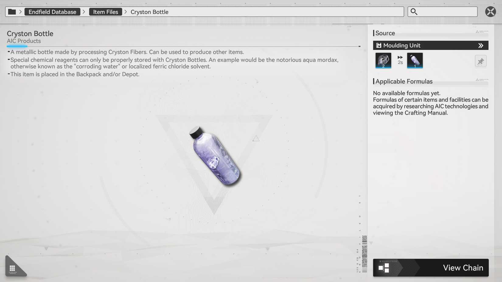 arknights-endfield-how-make-cryston-blueprint-powder-fiber-components - cryston bottle