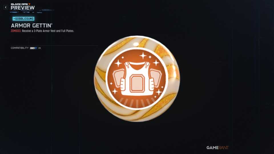 Armor Gettin' (GobbleGum)