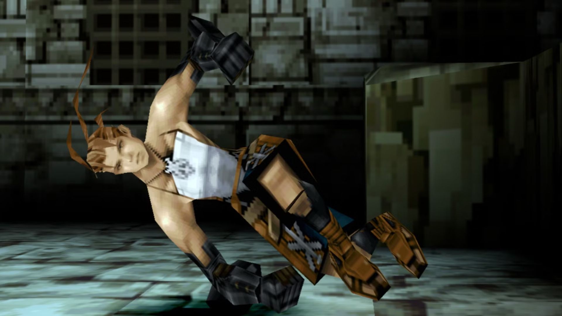 Ashley dodging in Vagrant Story