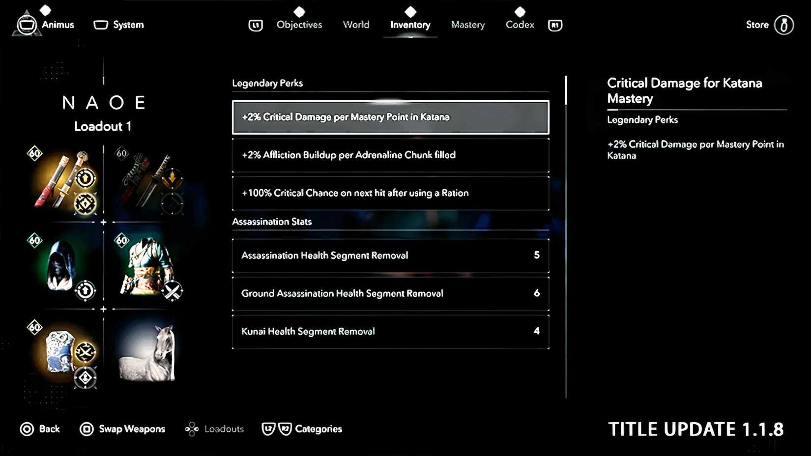 Assassin's Creed Shadows Title Update