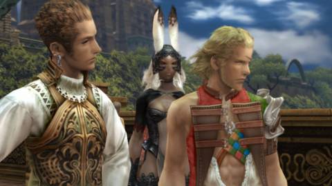 Balthier, Fran, and Basch in Final Fantasy 12 (HD)