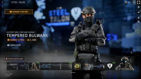 BF6 Season 2 Tempered Bulwark Skin