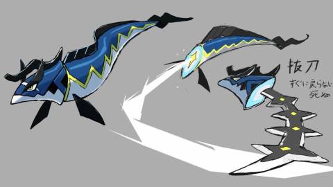 palworld eel concept art
