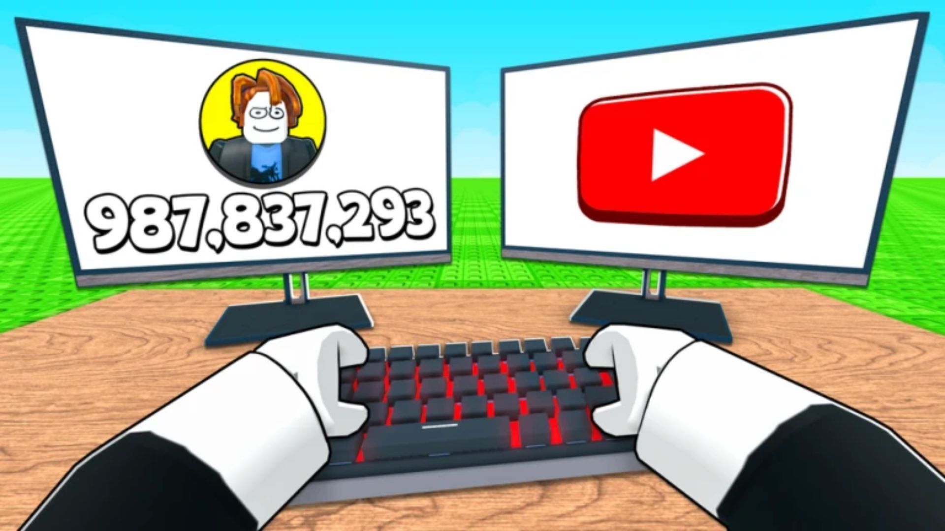 Be a YouTuber character