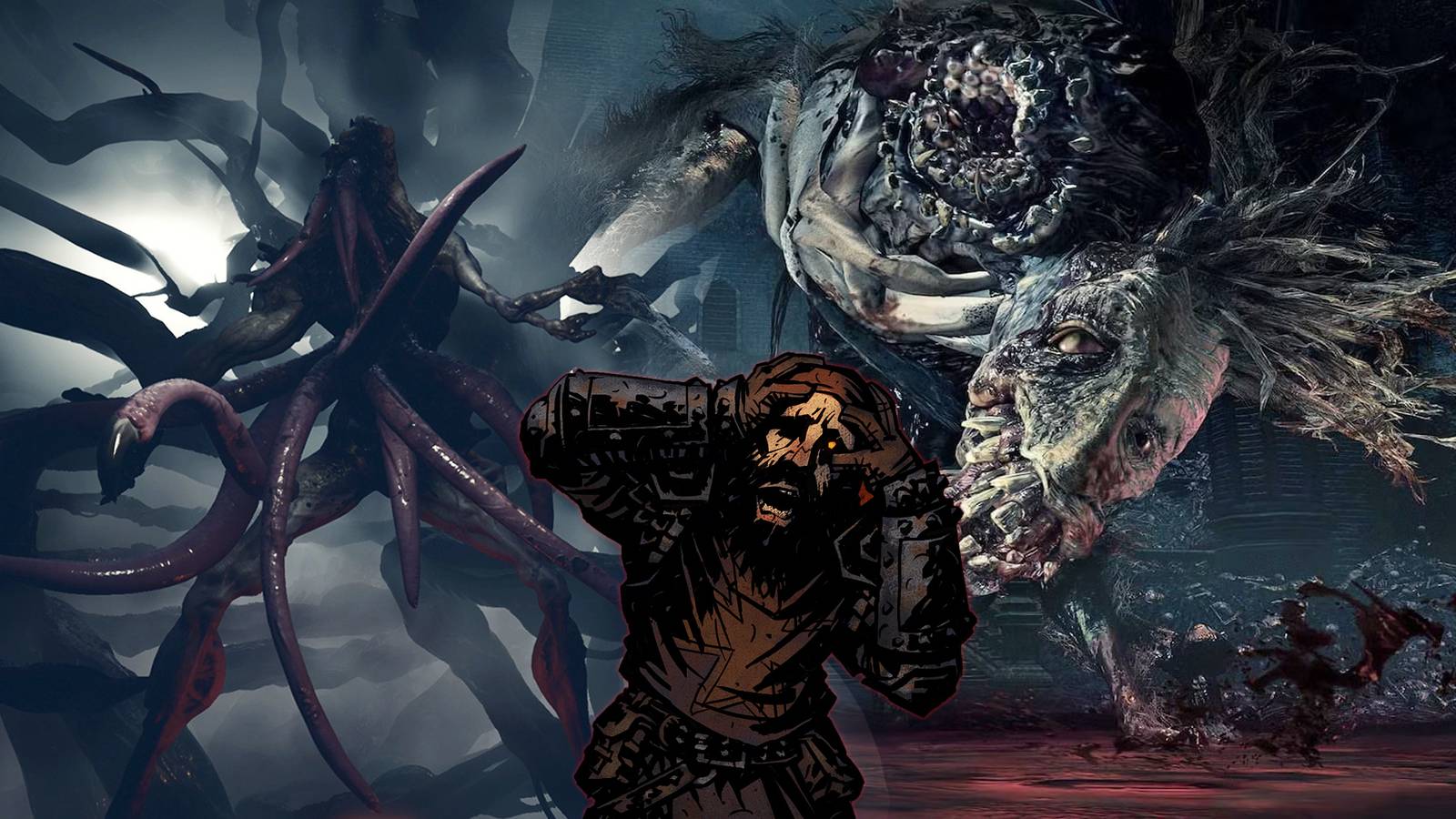 best cosmic horror games, darkest dungeon, bloodborne, moons of madness