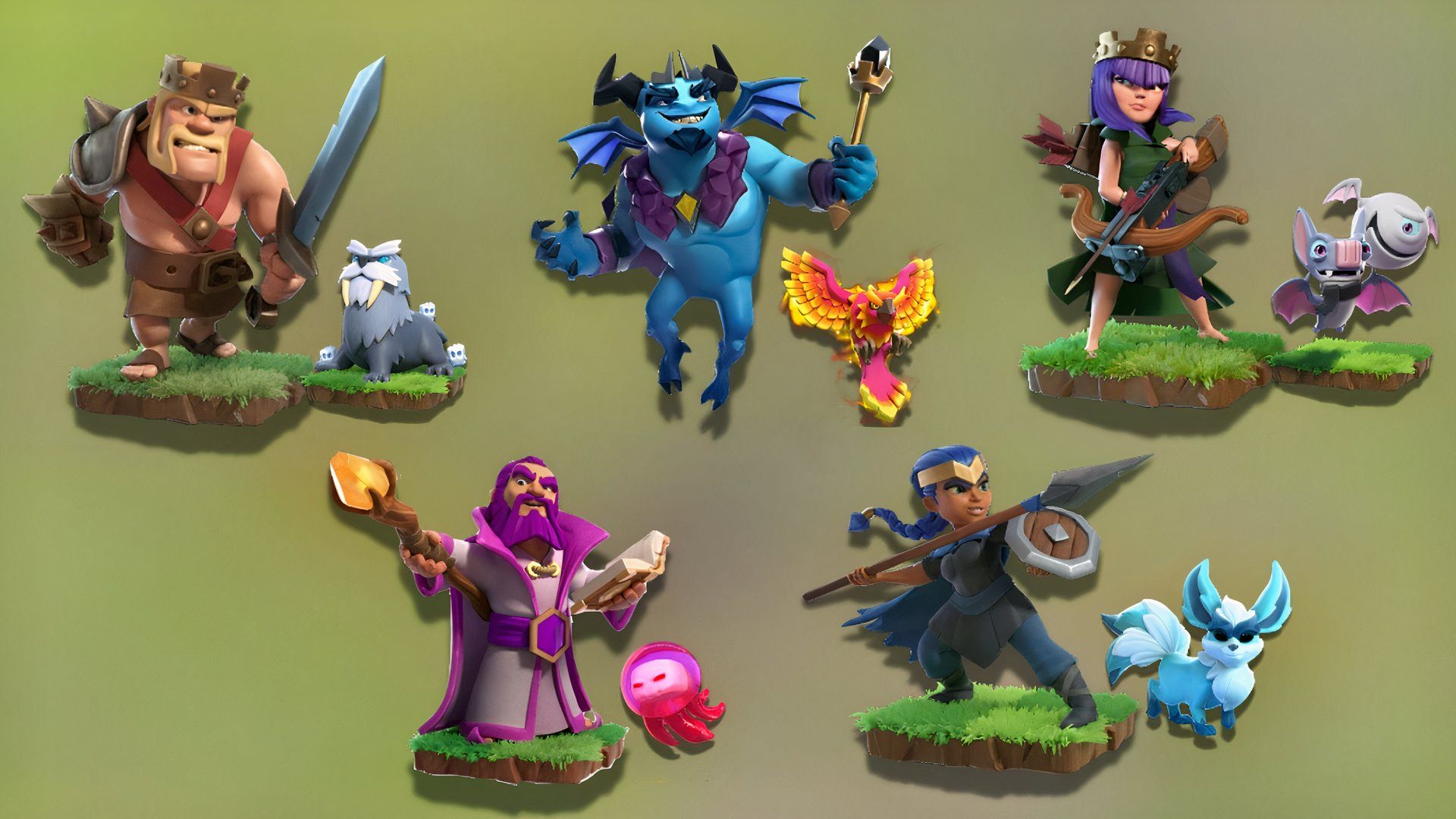 best pets for clash of clans heroes 
