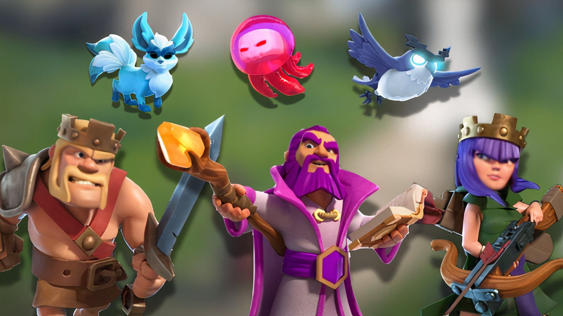 best pets for clash of clans heroes