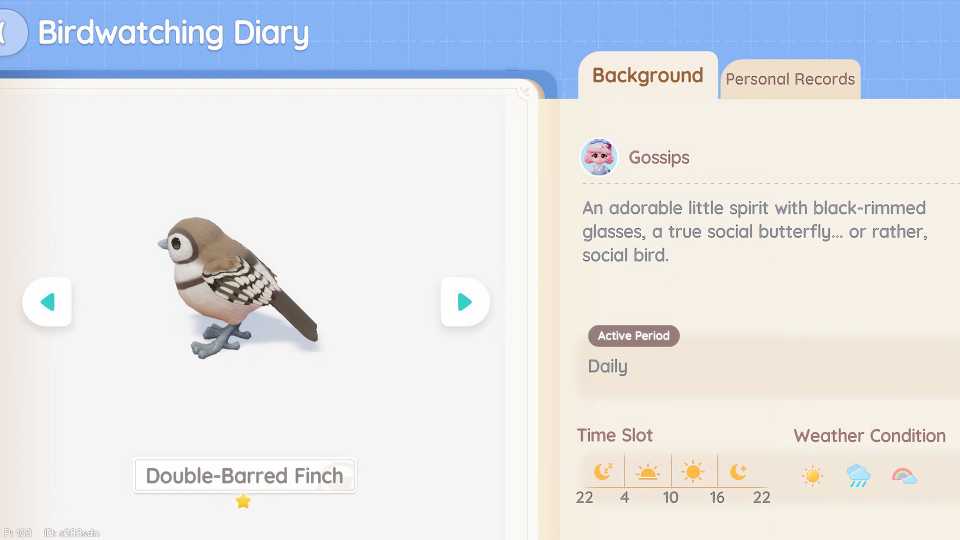 Birdwatching Diary Heartopia