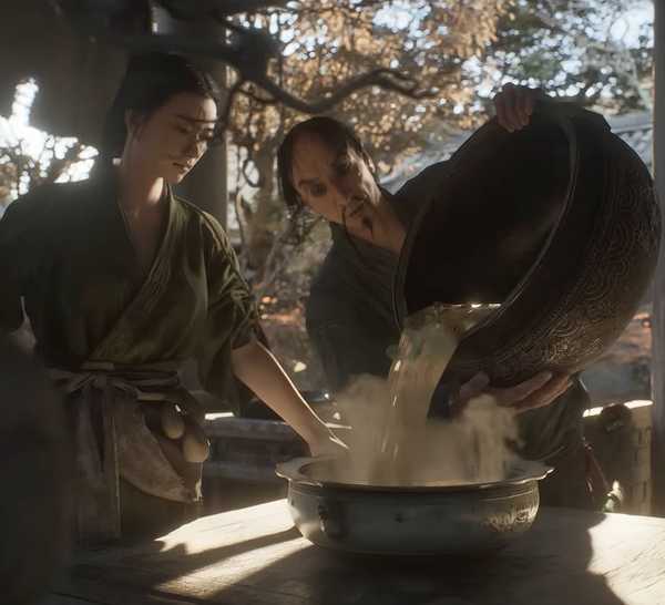Black Myth Zhong Kui Chinese New Year Pouring Food
