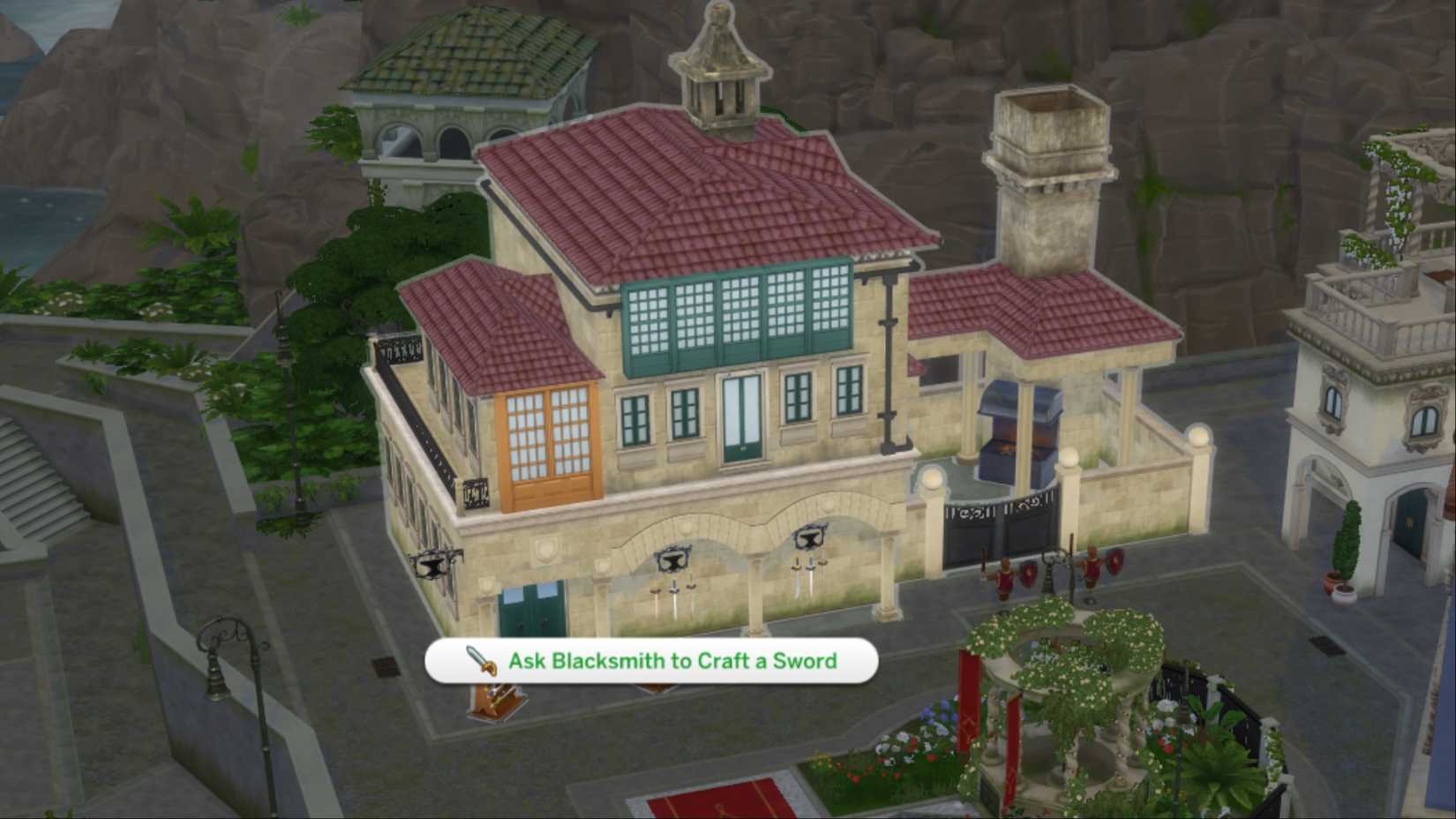 blacksmith interaction the sims 4