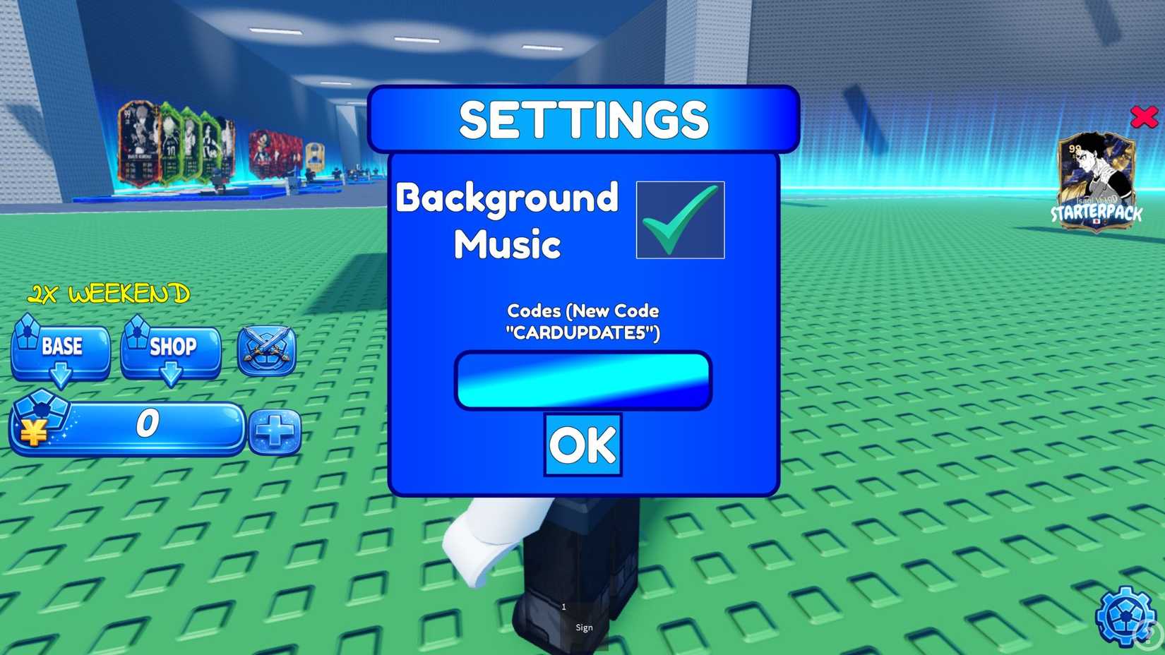 Blue Lock Card Battles the codes tab