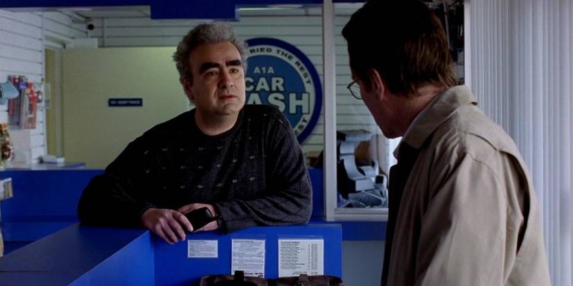Bogdan talks to Walter White at the car wash in Breaking Bad Season 1 Episode 1.