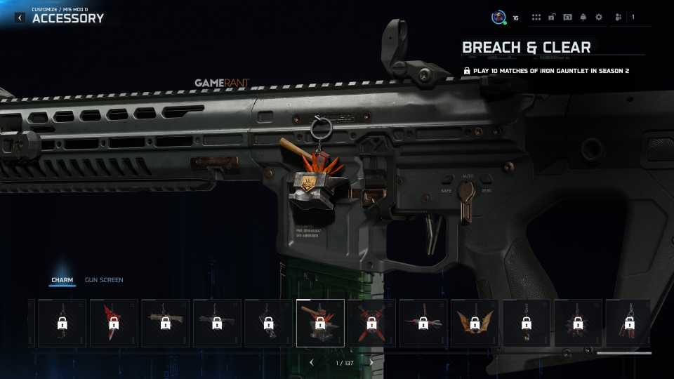 Breach and Clear (Weapon Talisman) - Warzone