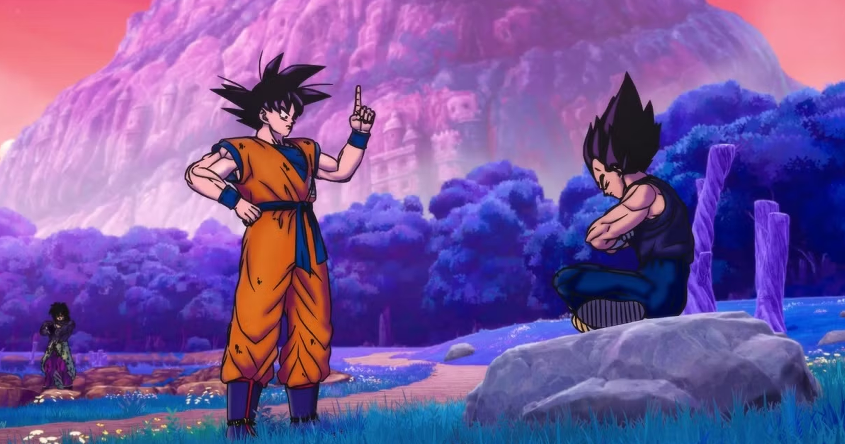 Broly, Goku, and Vegeta in Dragon Ball Super Super Hero